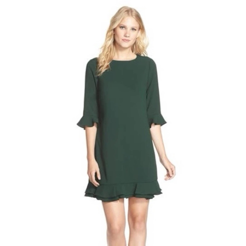 NWT CeCe by Cynthia Steffe Kate Ruffle dress